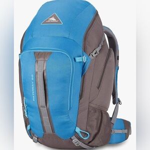 High Sierra Pathway Internal Frame Hiking Backpack, Mineral/Slate/Glacier, 50L